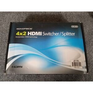 Monoprice 4x2 HDMI Switcher/Splitter Model #: HDX-402E. HDMI technology